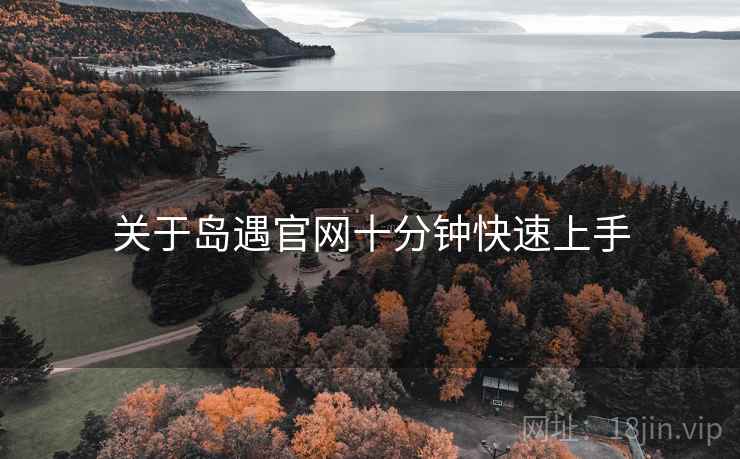 关于岛遇官网十分钟快速上手  第1张