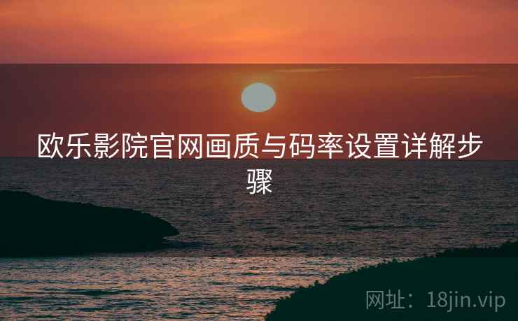 欧乐影院官网画质与码率设置详解步骤  第2张