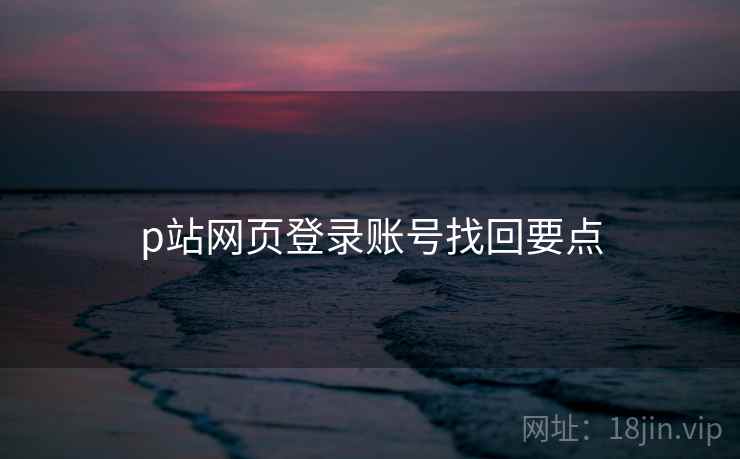 p站网页登录账号找回要点  第1张