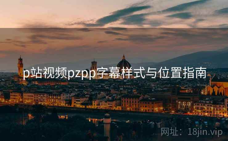 p站视频pzpp字幕样式与位置指南  第1张