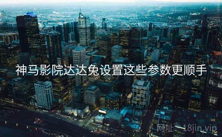 神马影院达达兔设置这些参数更顺手  第2张