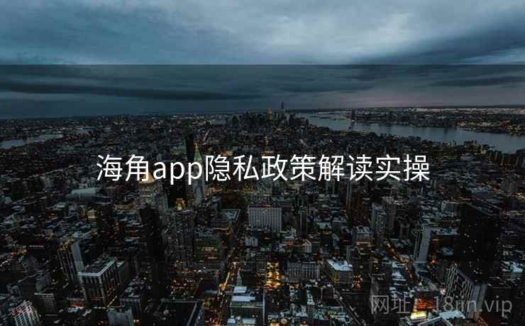 海角app隐私政策解读实操  第2张
