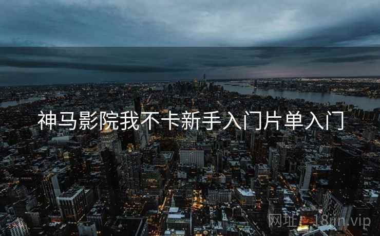 神马影院我不卡新手入门片单入门  第2张